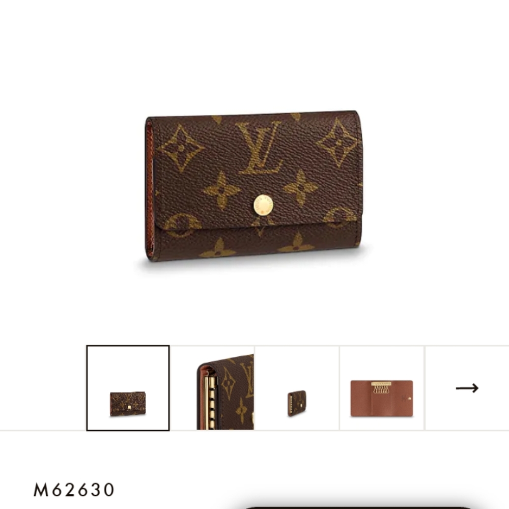 LV 6 key holder wallet